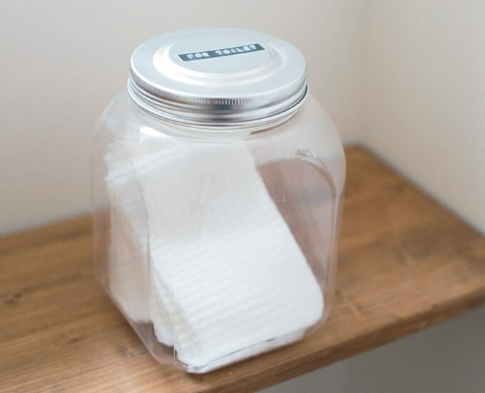 掃除用シートをキャニスターにつめ替えて