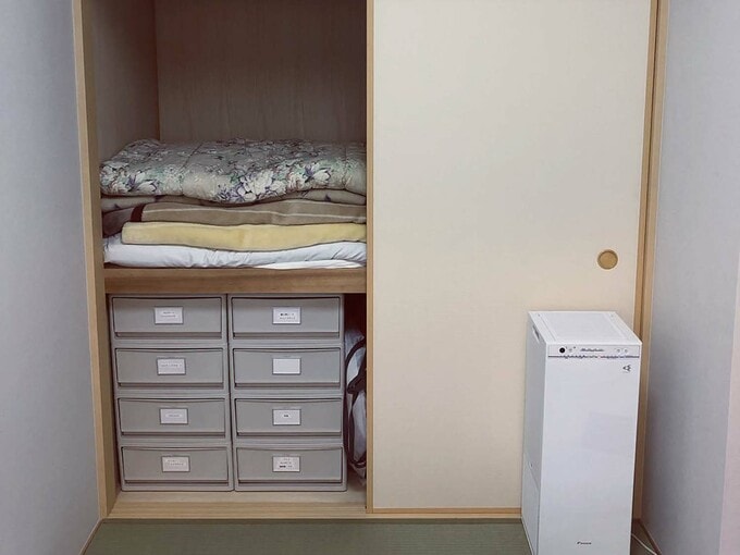 きれいに収納した押入れ