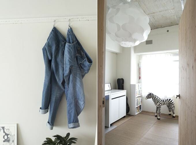 寝室の壁はDIY塗装