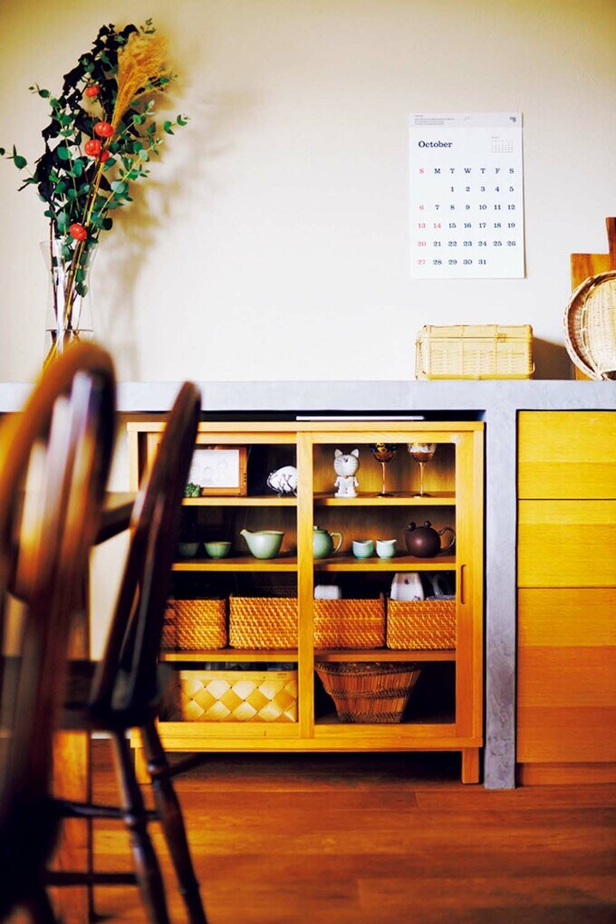 無印良品の食器棚