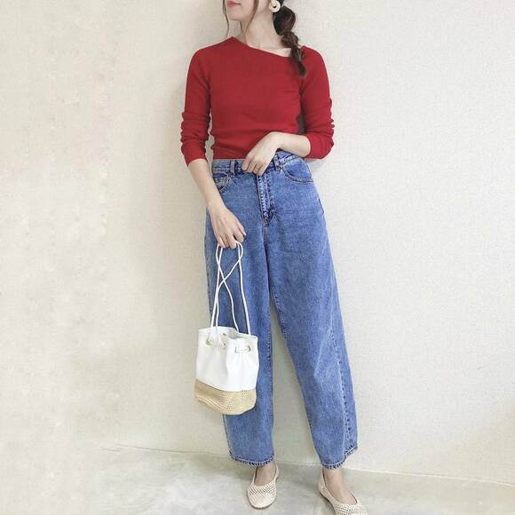 マリンコーデに合わせる