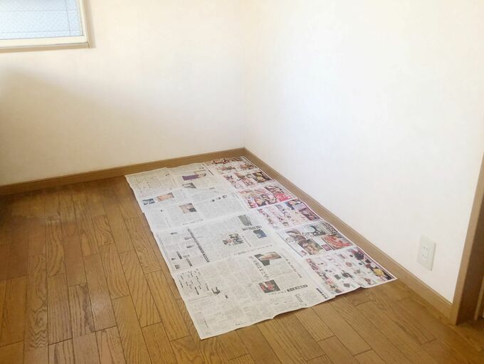 実際の家具の大きさの新聞紙で、確認する方法もある