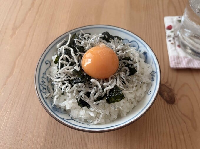 しらす韓国のりたま丼