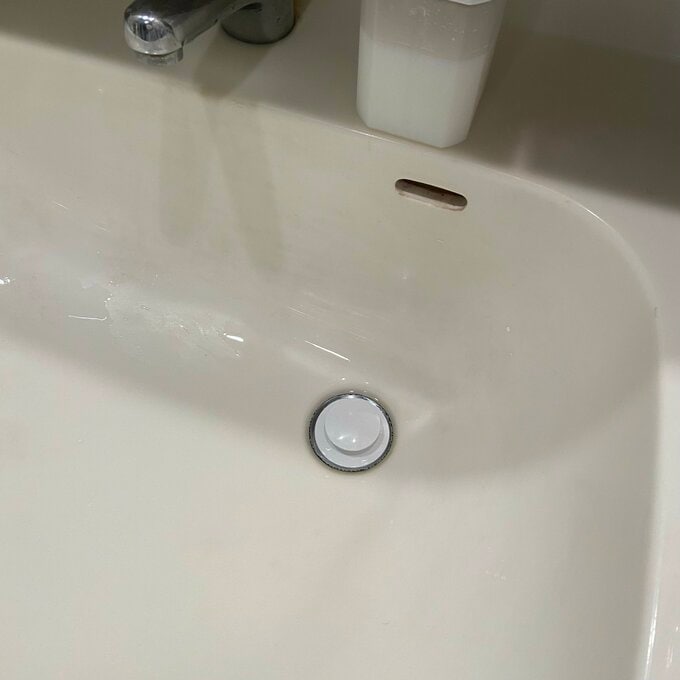 洗面台にはめるだけ