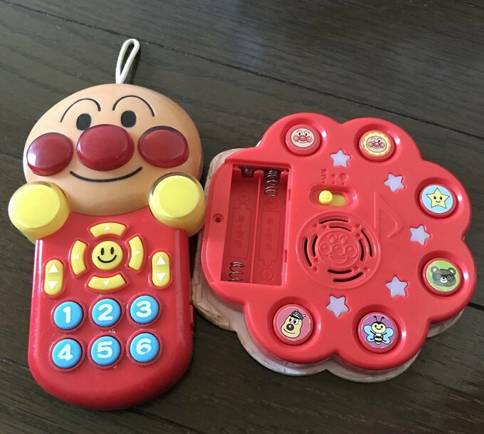 アンパンマンのおもちゃ。