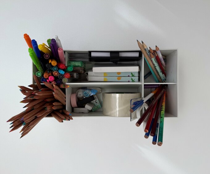 再生ポリプロピレン入り収納キャリーボックス・ワイド（無印良品・税込1,090円）