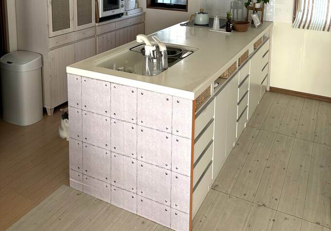 キッチンカウンターの引き出し