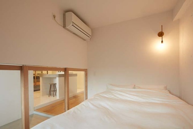 開放感とこもり感を両立した寝室