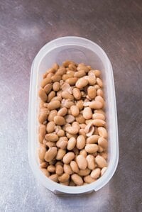 ゆで大豆で納豆