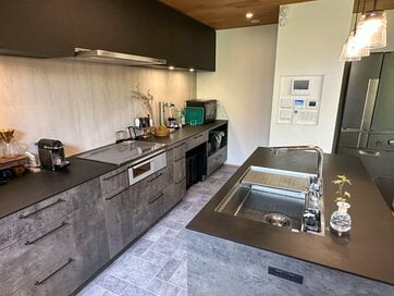 Ⅱ型キッチンの家に暮らして2年。料理＆会話が楽しい、片づけラクラク