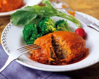 ダイエット向け「煮込みゴボウハンバーグ」レシピ。コクうま味がたまらない