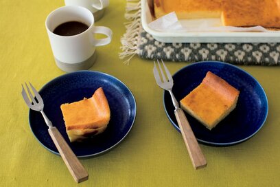 そのまま焼いて食卓まで。ほうろうバットでつくるベイクドチーズケーキ