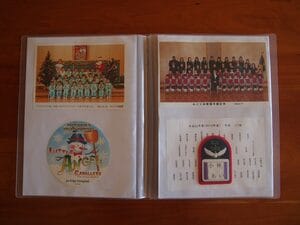 L版以上の大きな写真や通知表などは、A4クリアファイルに