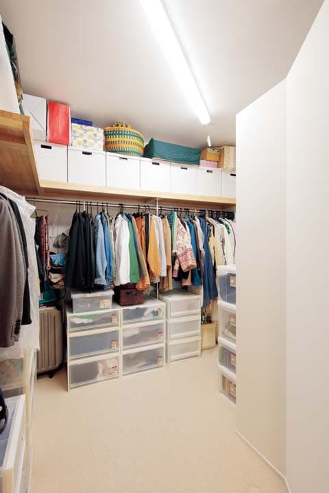 本格的なウォークインクロゼット