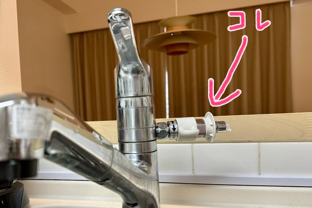 ゆきち先生宅の分岐水栓