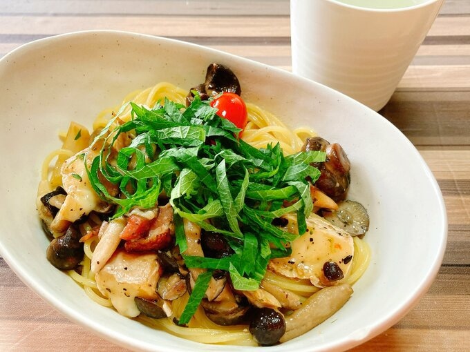 カマンベールパスタ