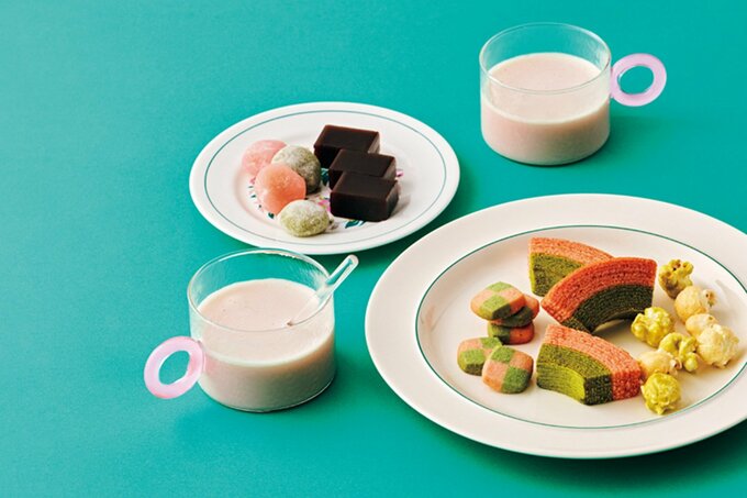 無印良品の桜スイーツとドリンク