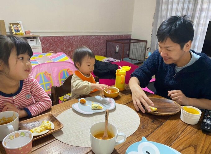 はんにゃ川島さんと子どもたち