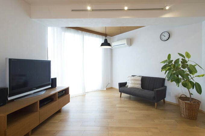 変形間取りに対応するスポットライト