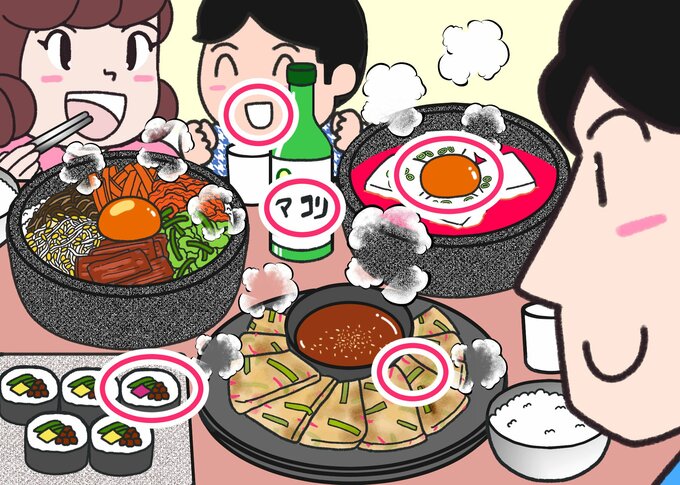 韓国料理間違い答え