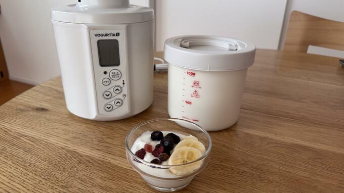 朝食のヨーグルト