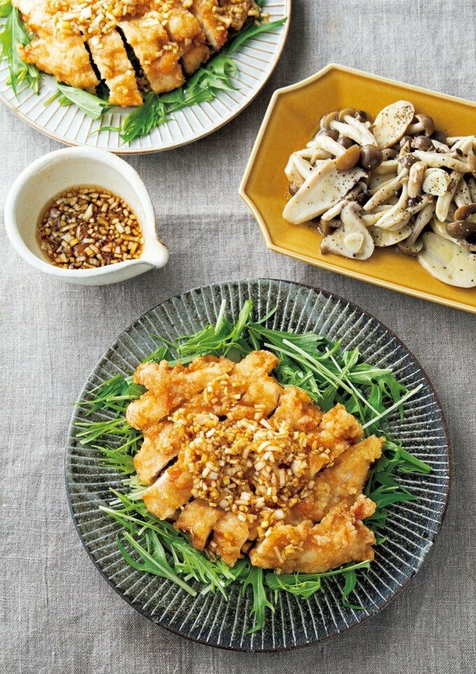 から揚げにタレ