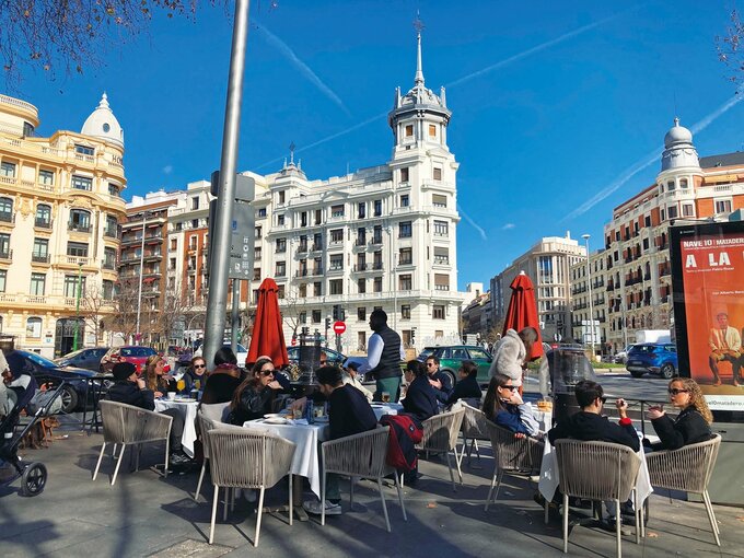 スペインの街並み