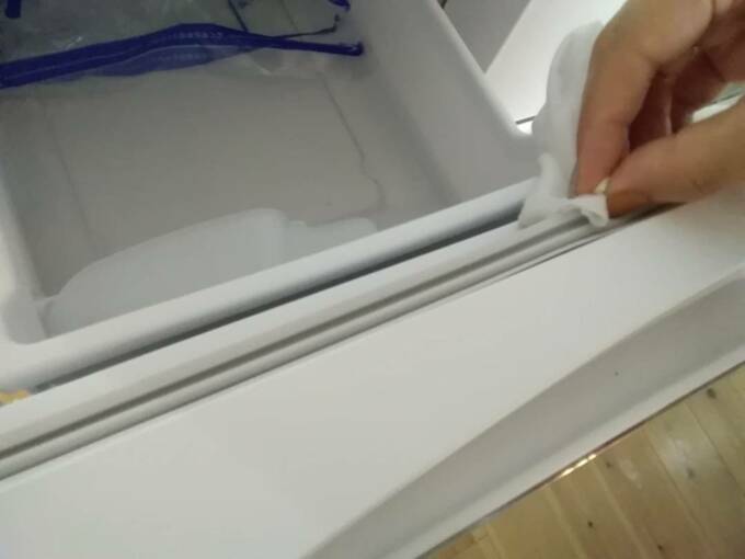 パッキンの隙間掃除