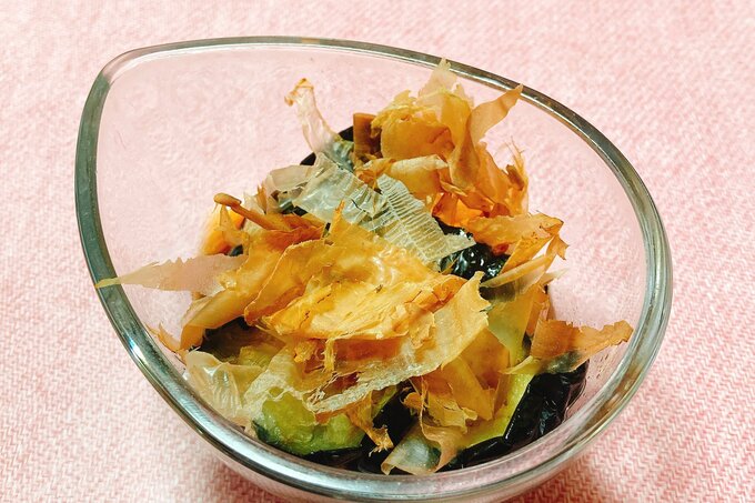 カット揚げなす料理