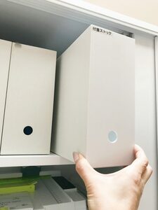 高い位置は「取り出したら戻さない」ストック類の収納がおすすめ。