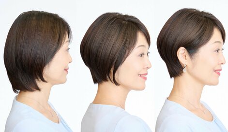 50代、夏のショートヘアは「横顔」で差がつく。もたつきを解消するカットのコツ