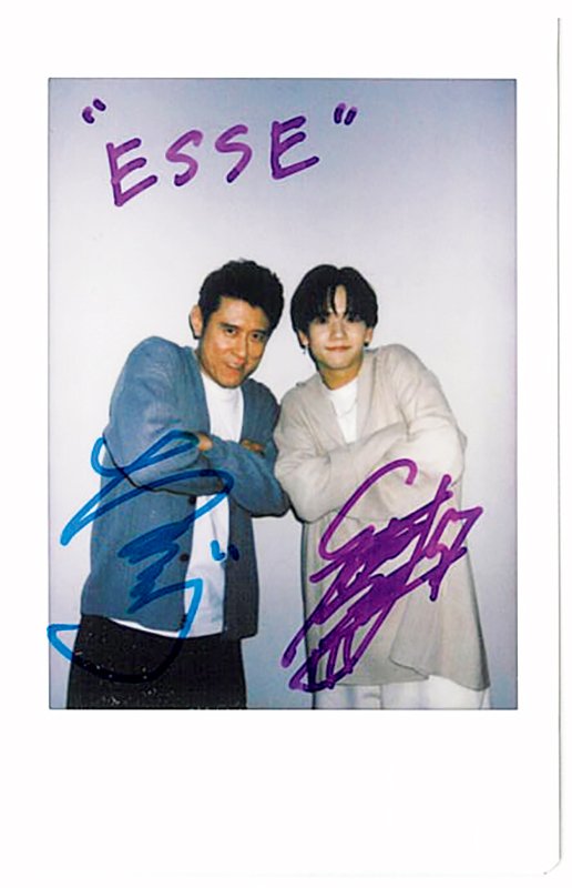 原田泰造さん&中島颯太さんチェキ