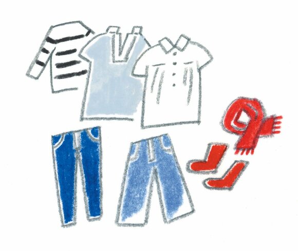 コーディネートは考えない