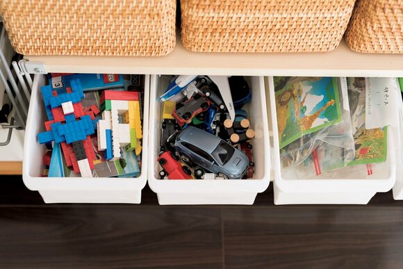“子どもの仕事”をつくる保育園グッズとオモチャの収納3
