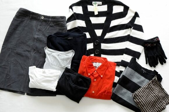 これだけの服を処分