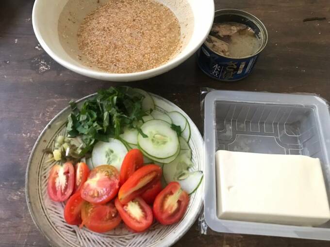 お野菜豆腐など