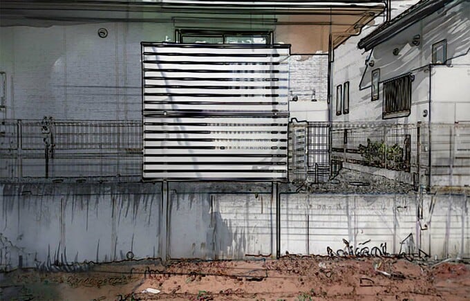 隣家の視線をさえぎる目隠し