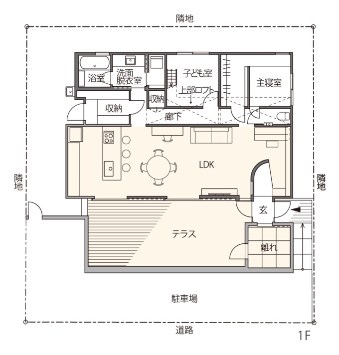 リノベーション後の間取図