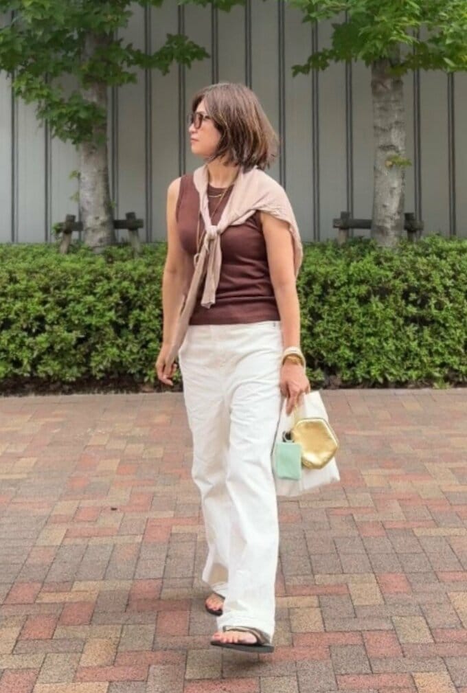 河村さん帰省コーデ1