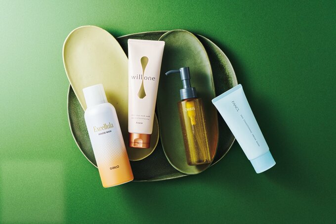 クレンジングアイテムが並べられた写真