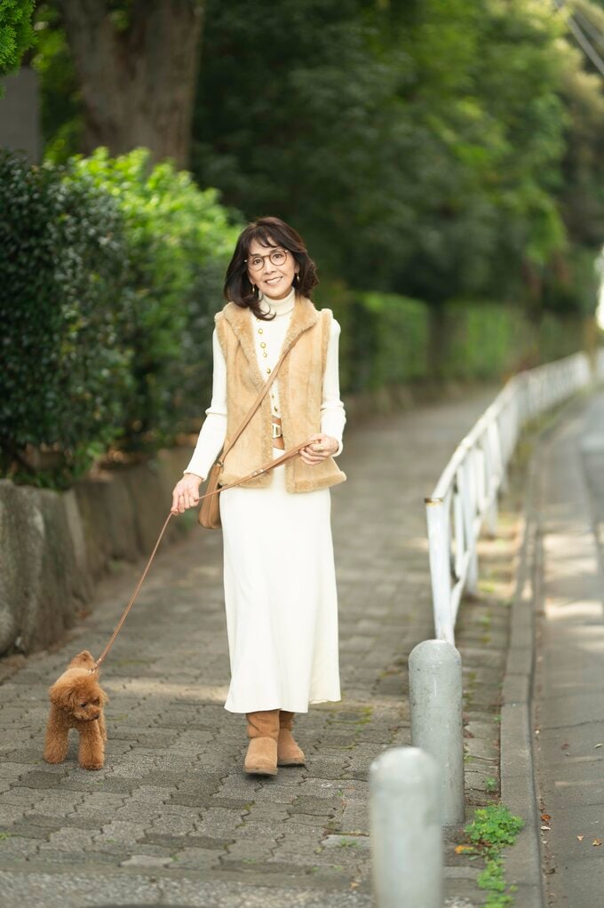 柏木由紀子さんと愛犬