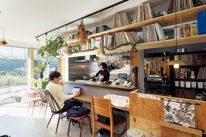 コワーキングスペースがある家。知らない人との交流がとっても刺激的