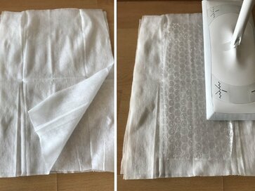 フローリングワイパーの裏ワザ！プチプチを挟むと効果アップ