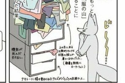 元・片づけられない漫画家の「洋服収納」。意外なものを捨てたらスッキリ