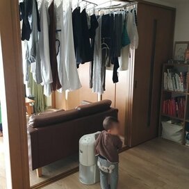6人家族の室内干しもにおわない！花粉症予防にもなる方法