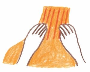 タートルネックの場合