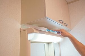 ふき掃除しにくい場所にも便利