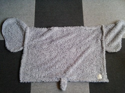 広げるとゾウの形をしている