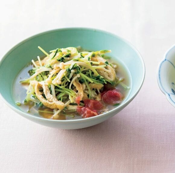 豆苗えのきだけの煮びたし