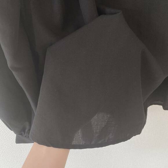 プリーツカラーブラウス生地